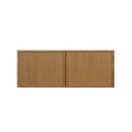 Shady Slim Oak - 36"W × 12"H Standard Wall Cabinet 2-Doors