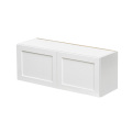 White Shaker - 36"W × 12"H Standard Wall Cabinet 2-Doors