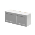 White Box Gray Shaker - 36"W × 15"H Standard Wall Cabinet 2-Doors
