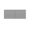 White Box Gray Slim - 36"W × 15"H Standard Wall Cabinet 2-Doors