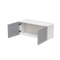 White Box Gray Slim - 36"W × 15"H Standard Wall Cabinet 2-Doors