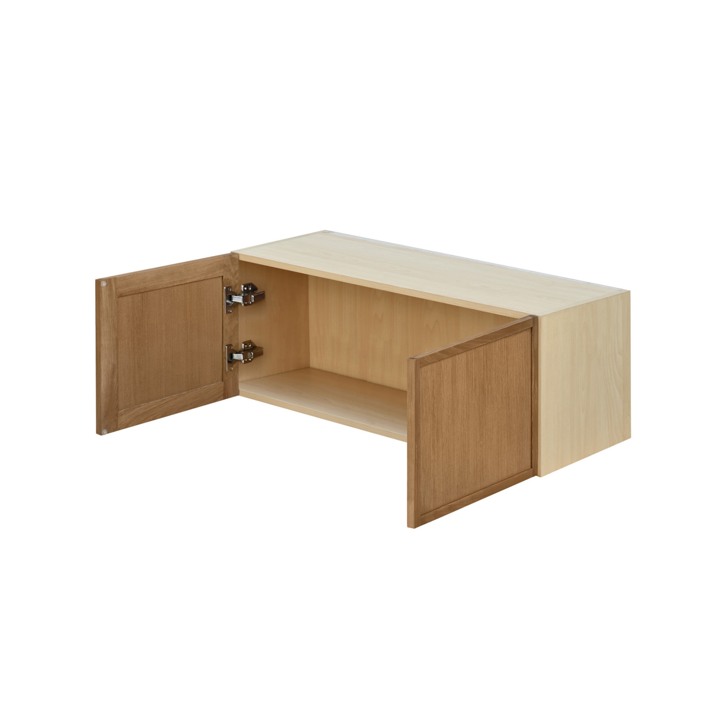 Natural Box Oak Slim - 36"W × 15"H Standard Wall Cabinet 2-Doors