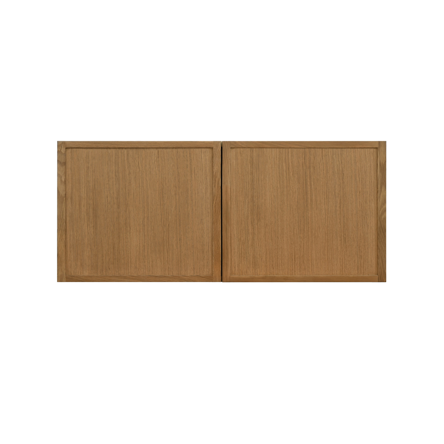 Natural Box Oak Slim - 36"W × 15"H Standard Wall Cabinet 2-Doors