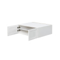 White Shaker - 36"W × 15"H Deep (24") Wall Bridge Cabinet 2-Doors 1-Adjustable shelf
