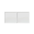 Slim White Shaker - 36"W × 15"H Deep (24") Wall Bridge Cabinet 2-Doors 1-Adjustable shelf