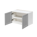 White Box Gray Shaker - 36"W × 18"H Standard Wall Cabinet 2-Doors 1-Adjustable shelf