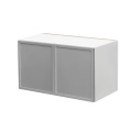 White Box Gray Slim - 36"W × 18"H Standard Wall Cabinet 2-Doors 1-Adjustable shelf