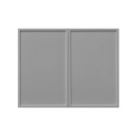 White Box Gray Slim - 36"W × 21"H Standard Wall Cabinet 2-Doors 1-Adjustable shelf