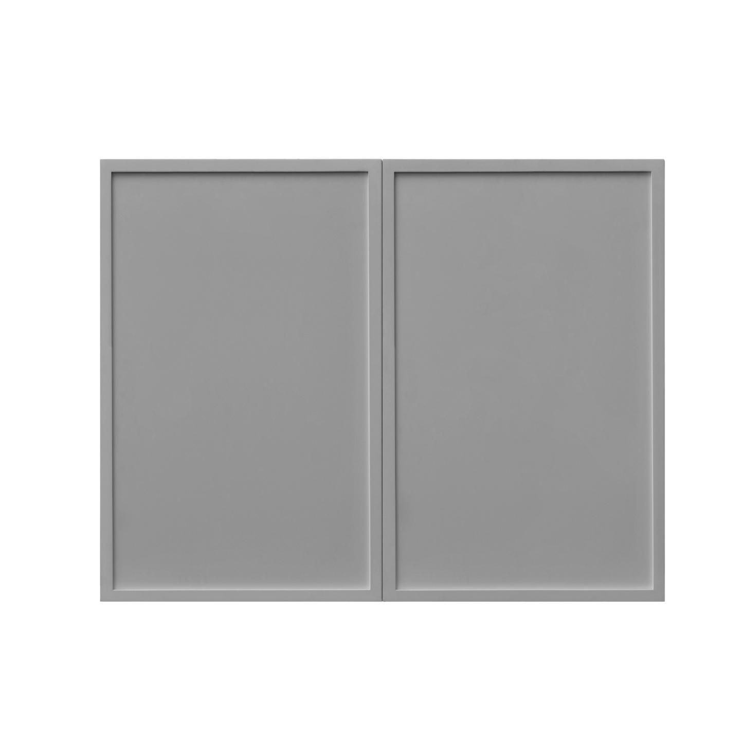 White Box Gray Slim - 36"W × 21"H Standard Wall Cabinet 2-Doors 1-Adjustable shelf