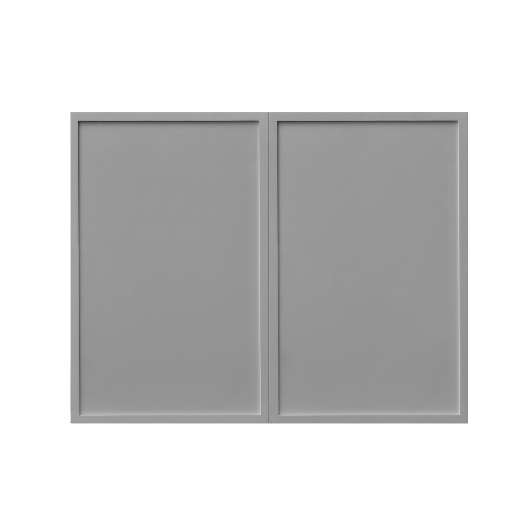 White Box Gray Slim - 36"W × 21"H Standard Wall Cabinet 2-Doors 1-Adjustable shelf