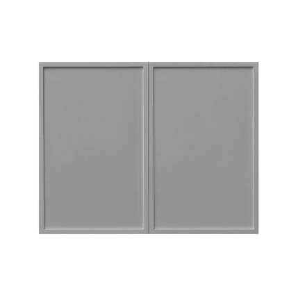 White Box Gray Slim - 36"W × 21"H Standard Wall Cabinet 2-Doors 1-Adjustable shelf