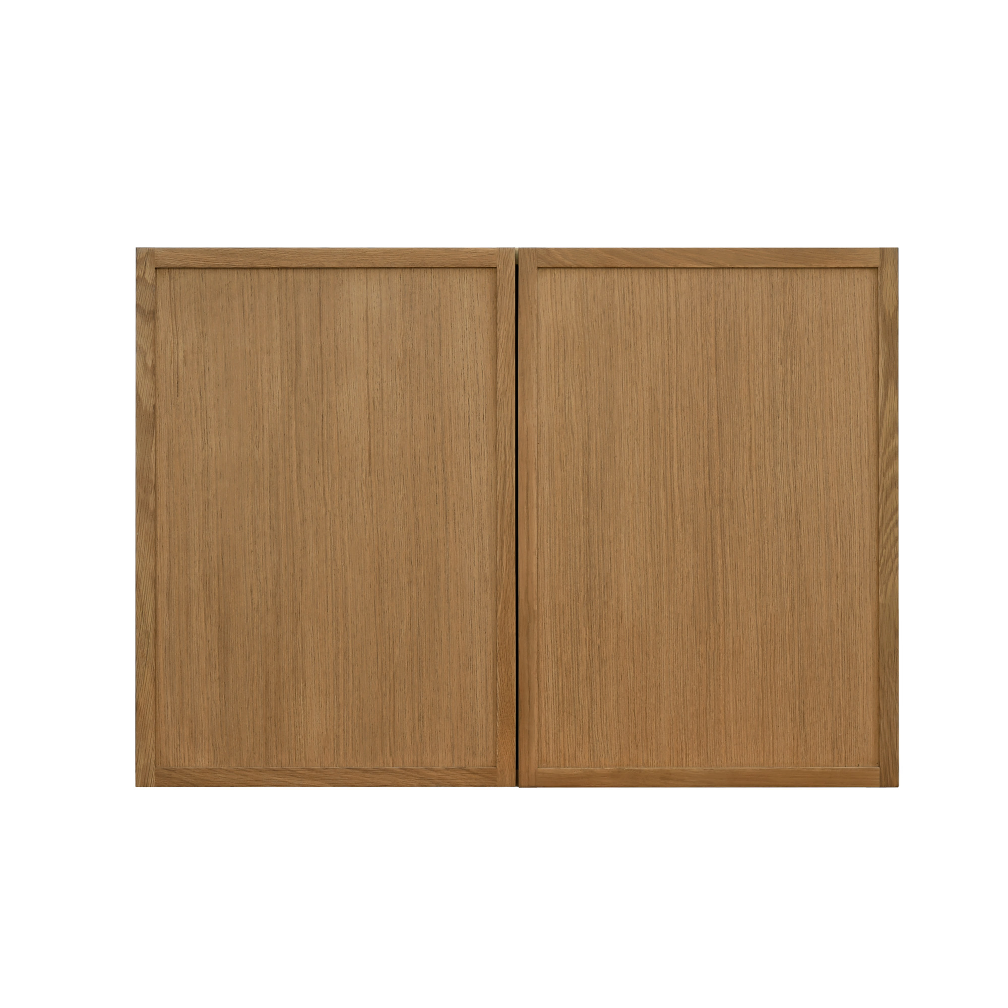 Natural Box Oak Slim - 36"W × 21"H Standard Wall Cabinet 2-Doors 1-Adjustable shelf