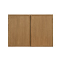 Shady Slim Oak - 36"W × 21"H Standard Wall Cabinet 2-Doors 1-Adjustable shelf