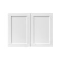 White Shaker - 36"W × 21"H Deep (24") Wall Bridge Cabinet 2-Doors 1-Adjustable shelf