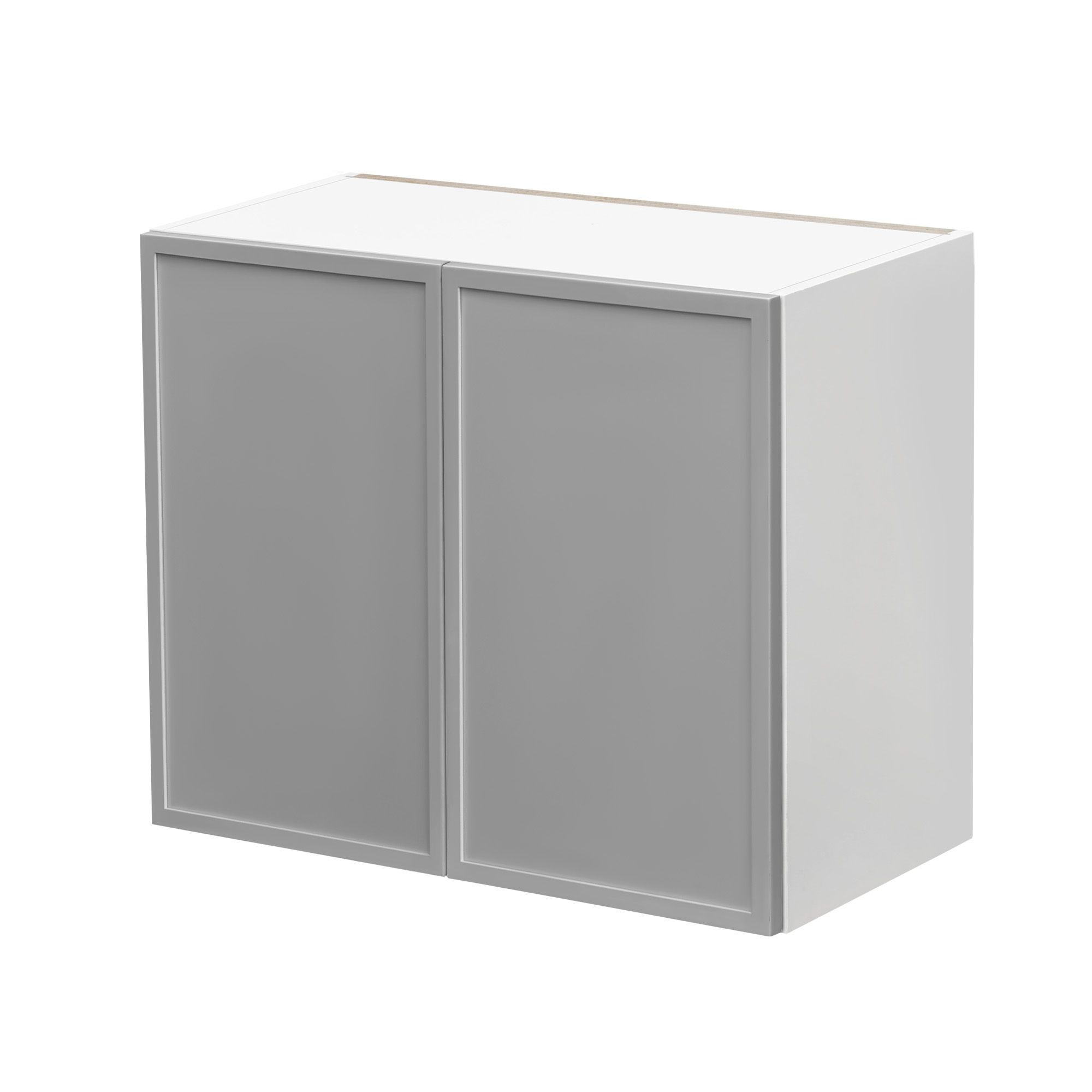 White Box Gray Slim - 36"W × 24"H Standard Wall Cabinet 2-Doors 1-Adjustable shelf