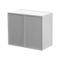 White Box Gray Slim - 36"W × 24"H Standard Wall Cabinet 2-Doors 1-Adjustable shelf