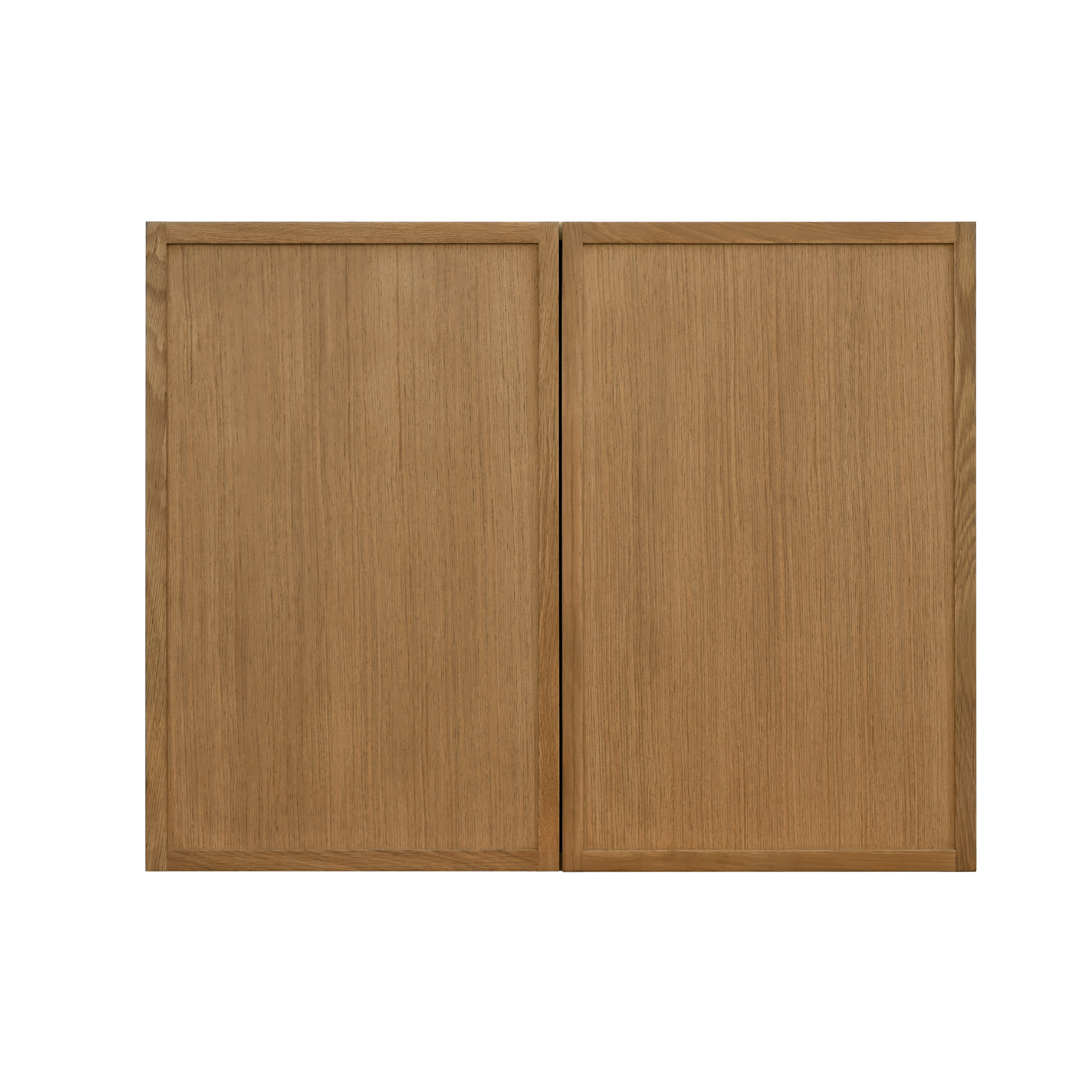 Natural Box Oak Slim - 36"W × 24"H Standard Wall Cabinet 2-Doors 1-Adjustable shelf