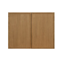 Shady Slim Oak - 36"W × 24"H Standard Wall Cabinet 2-Doors 1-Adjustable shelf