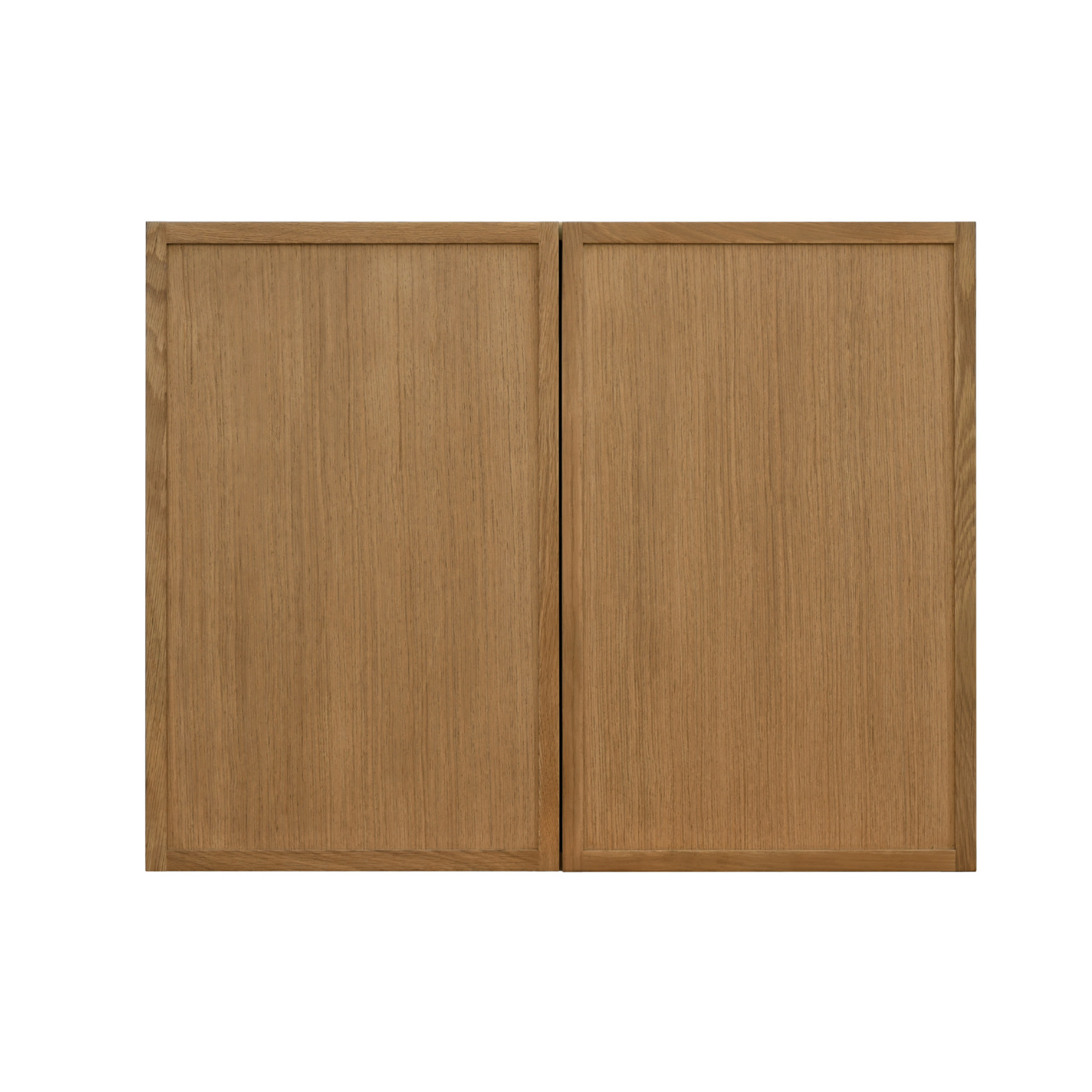 Natural Box Oak Slim - 36"W × 24"H Standard Wall Cabinet 2-Doors 1-Adjustable shelf