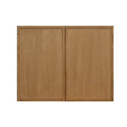 Natural Box Oak Slim - 36"W × 24"H Standard Wall Cabinet 2-Doors 1-Adjustable shelf