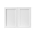 White Shaker - 36"W × 24"H Standard Wall Cabinet 2-Doors 1-Adjustable shelf