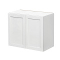 White Shaker - 36"W × 24"H Standard Wall Cabinet 2-Doors 1-Adjustable shelf