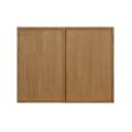 Shady Slim Oak - 36"W × 24"H Deep (24") Wall Bridge Cabinet 2-Doors 1-Adjustable shelf