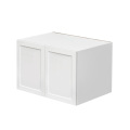 White Shaker - 36"W × 24"H Deep (24") Wall Bridge Cabinet 2-Doors 1-Adjustable shelf