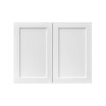White Shaker - 36"W × 24"H Deep (24") Wall Bridge Cabinet 2-Doors 1-Adjustable shelf