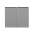 White Box Gray Slim - 36"W × 30"H Standard Wall Cabinet 2-Doors 2-Adjustable Shelves