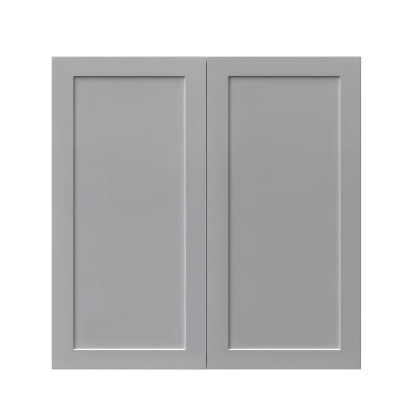 Mallroca Dolphin Gray Shaker - 36"W × 36"H Standard Wall Cabinet