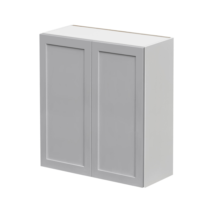Mallroca Dolphin Gray Shaker - 36"W × 36"H Standard Wall Cabinet