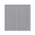 Shady Gray Slim Shaker - 36"W × 36"H Standard Wall Cabinet