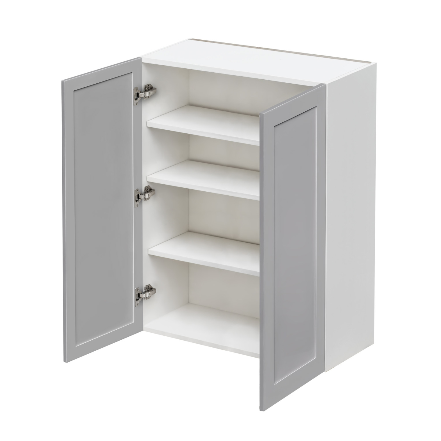 Mallorca Dolphin Gray Shaker - 36"W × 42"H Standard Wall Cabinet