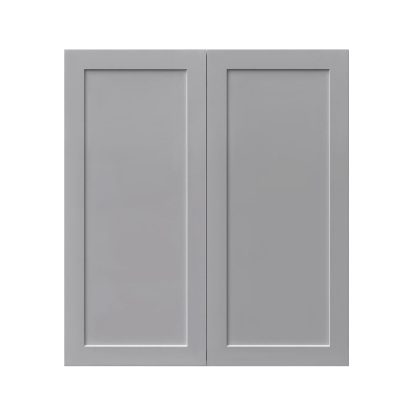 Mallorca Dolphin Gray Shaker - 36"W × 42"H Standard Wall Cabinet