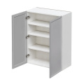 Shady Gray Slim Shaker - 36"W × 42"H Standard Wall Cabinet
