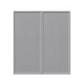 Shady Gray Slim Shaker - 36"W × 42"H Standard Wall Cabinet