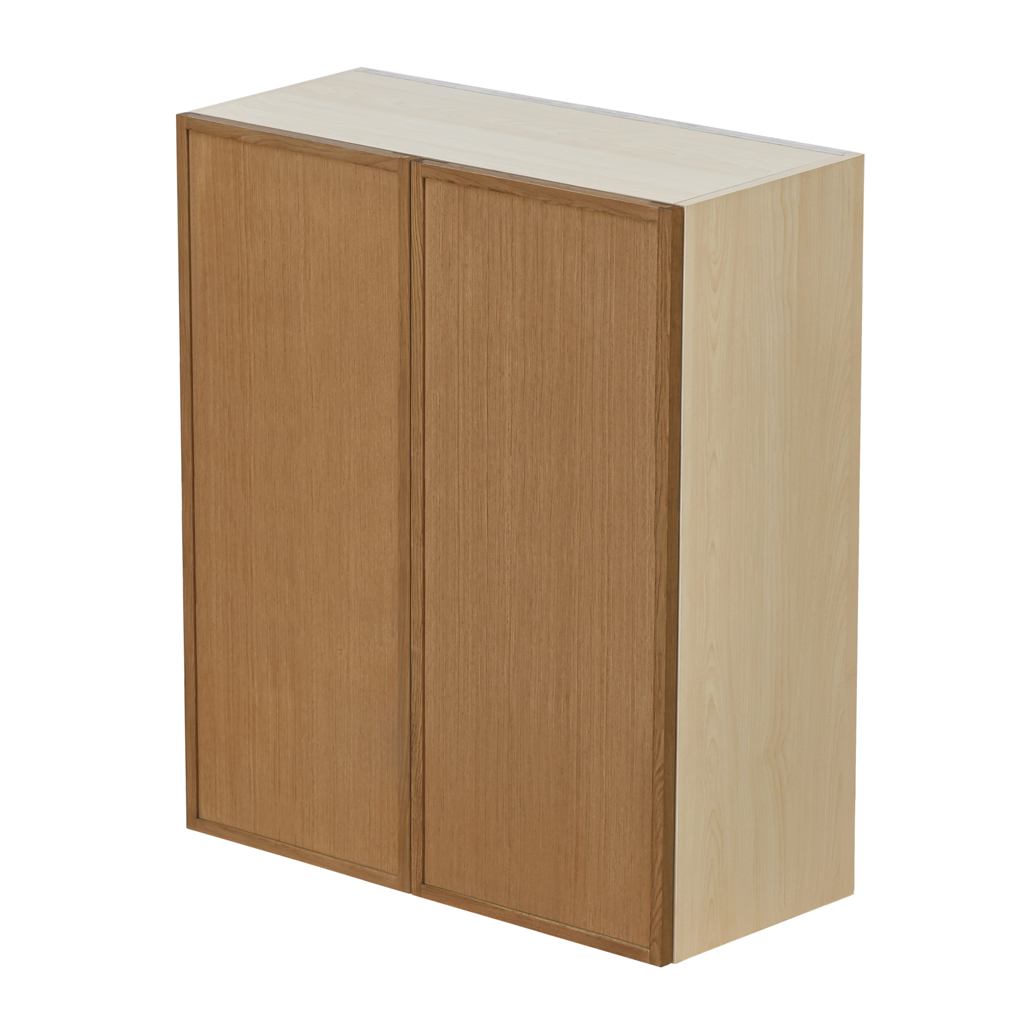 Shady Slim Oak Shaker - 36"W × 42"H Standard Wall Cabinet
