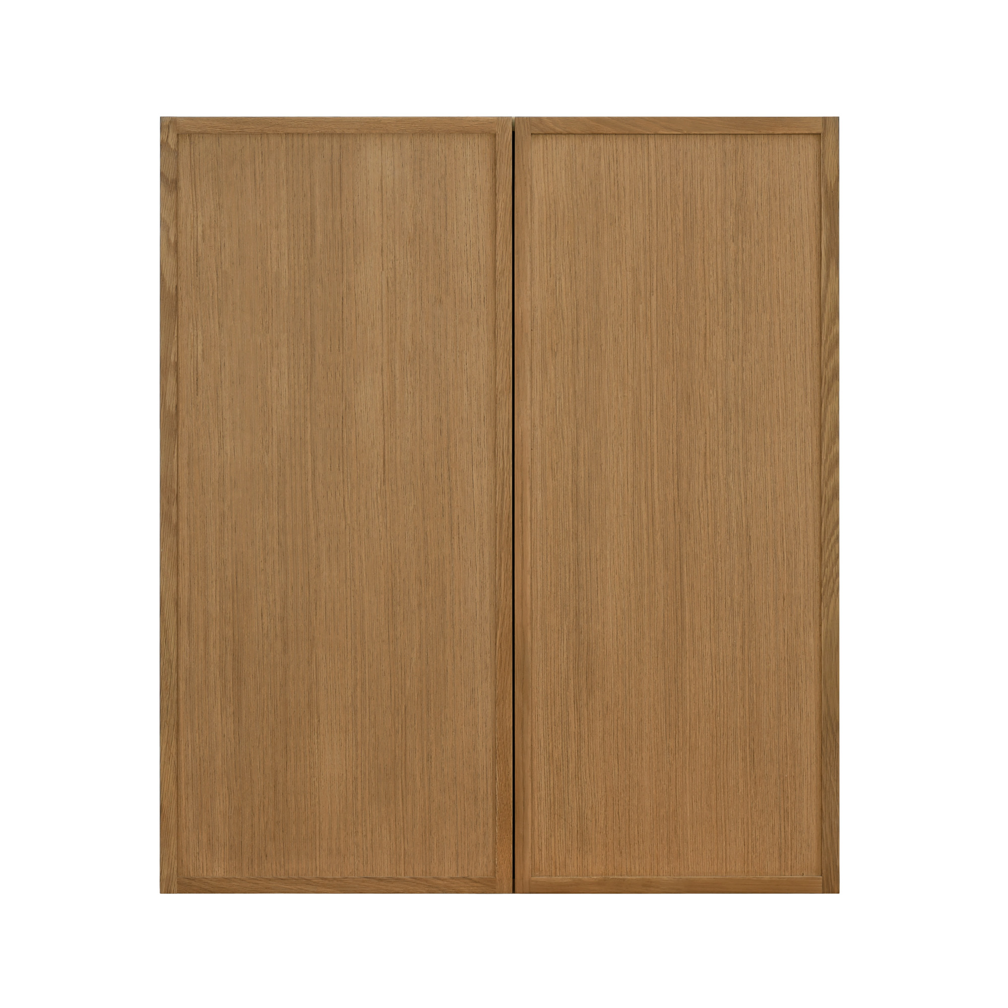 Shady Slim Oak Shaker - 36"W × 42"H Standard Wall Cabinet