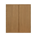 Shady Slim Oak Shaker - 36"W × 42"H Standard Wall Cabinet
