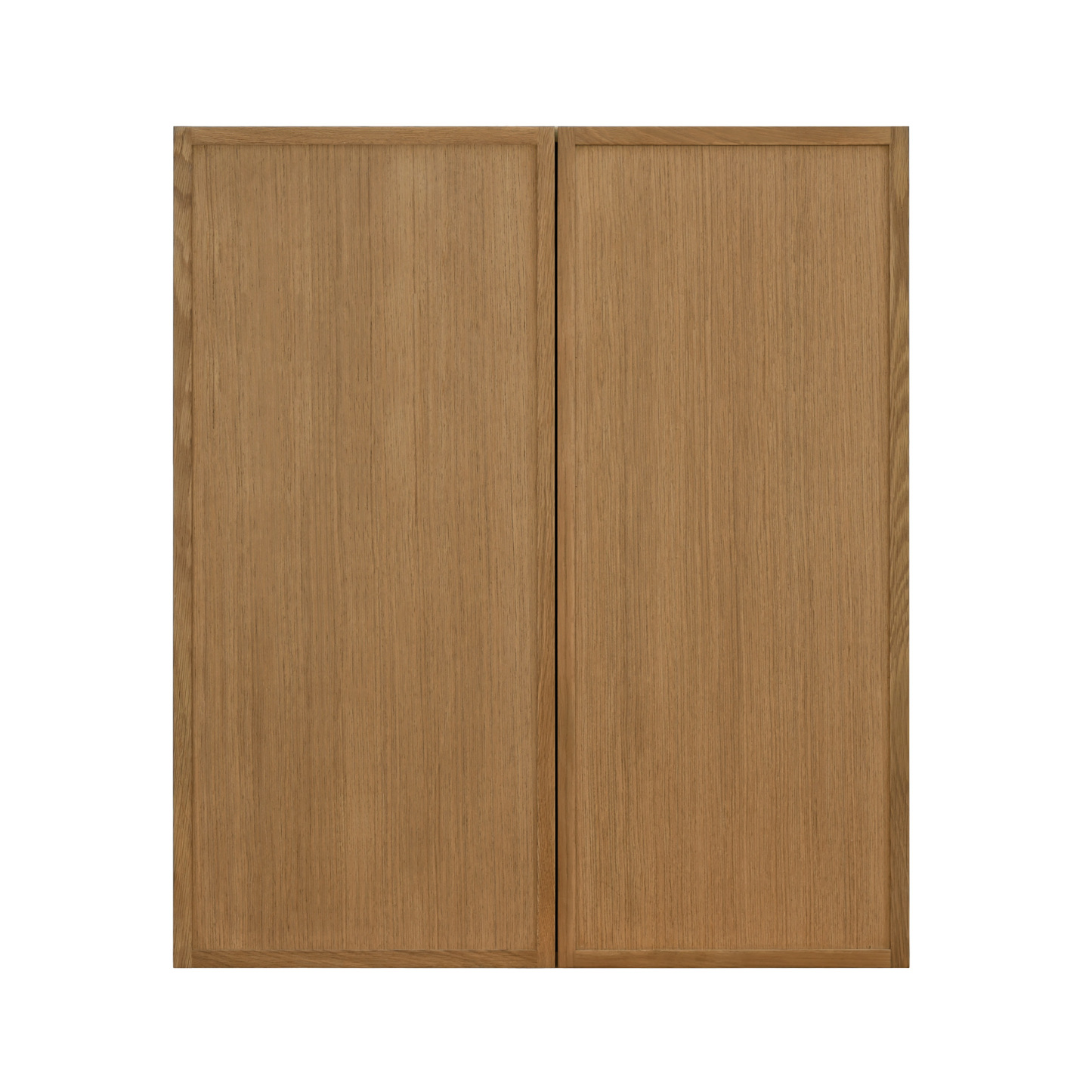 Shady Slim Oak Shaker - 36"W × 42"H Standard Wall Cabinet