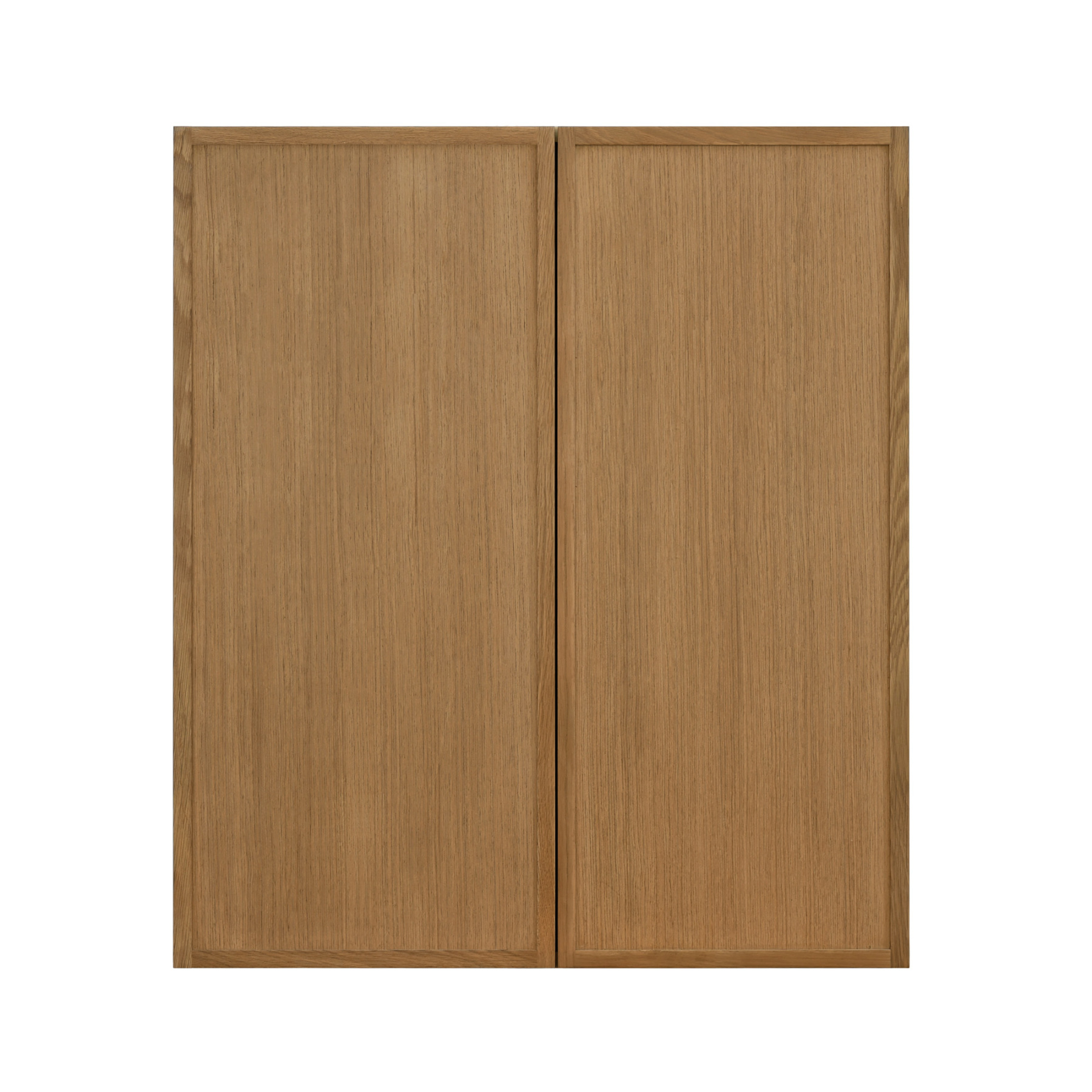 Shady Slim Oak Shaker - 36"W × 42"H Standard Wall Cabinet
