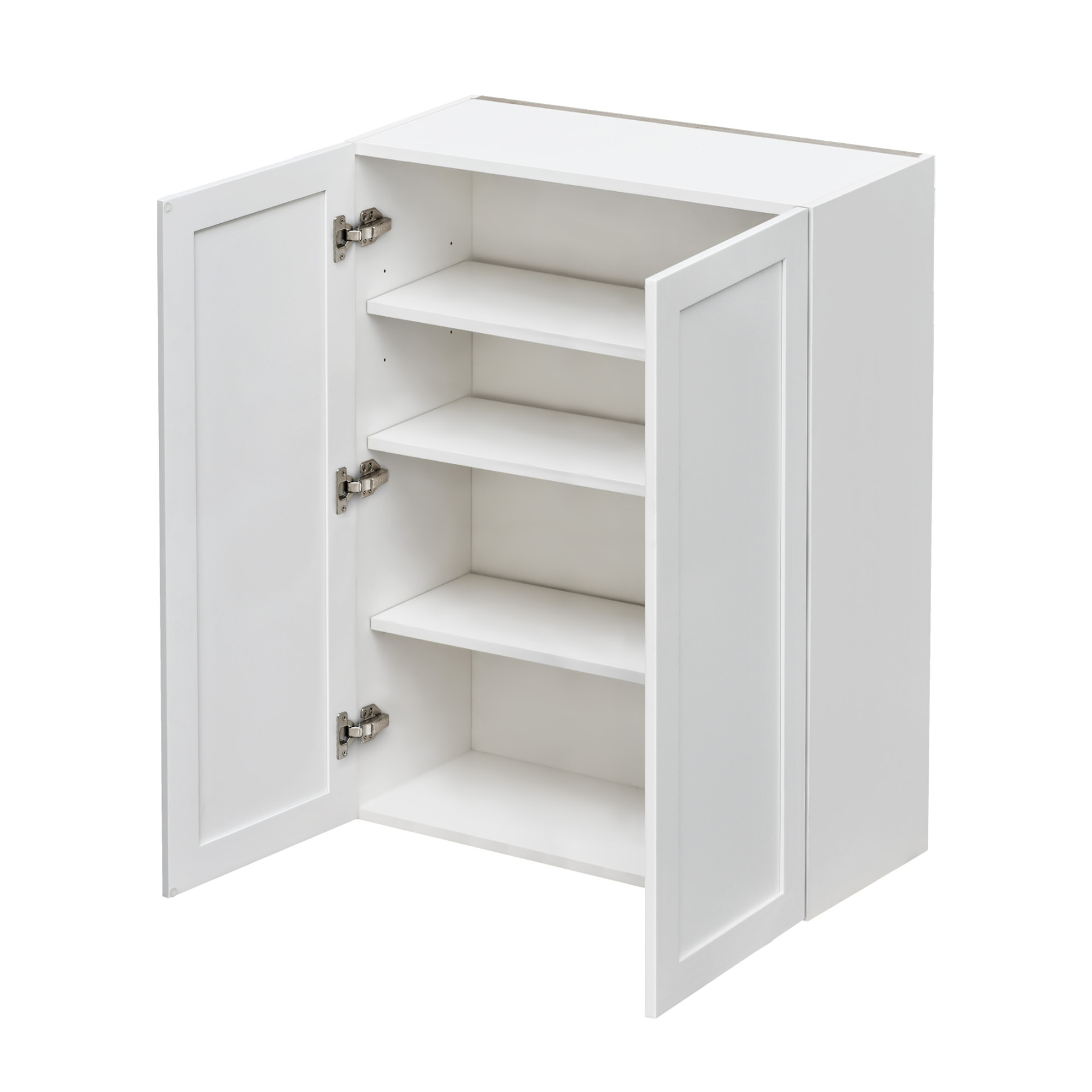 Mallorca White Shaker - 36"W × 42"H Standard Wall Cabinet