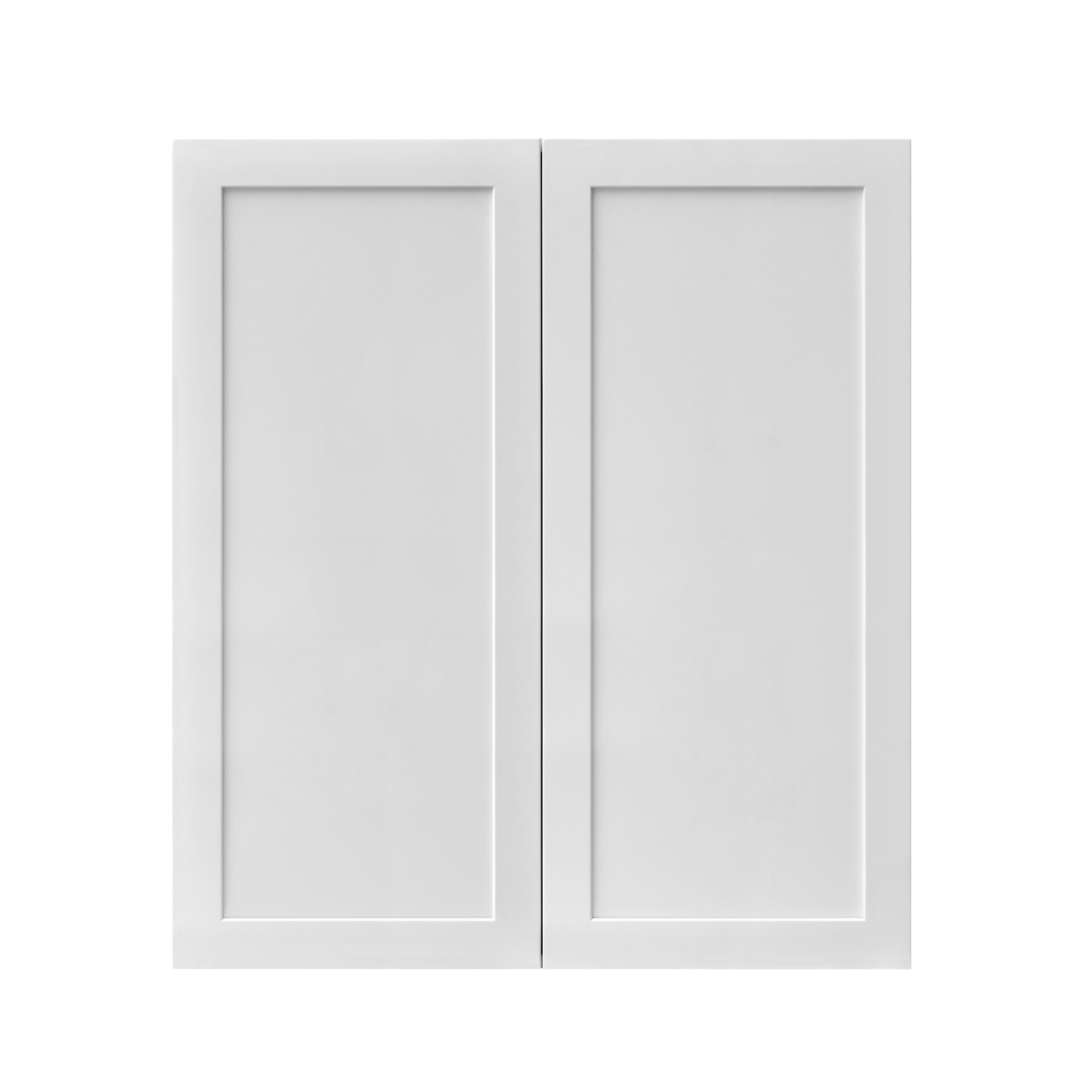 Mallorca White Shaker - 36"W × 42"H Standard Wall Cabinet