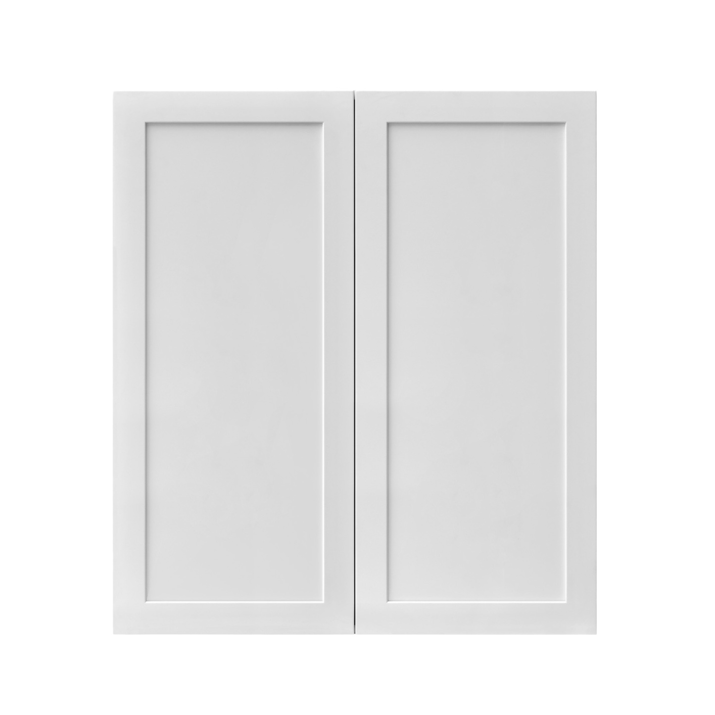 Mallorca White Shaker - 36"W × 42"H Standard Wall Cabinet