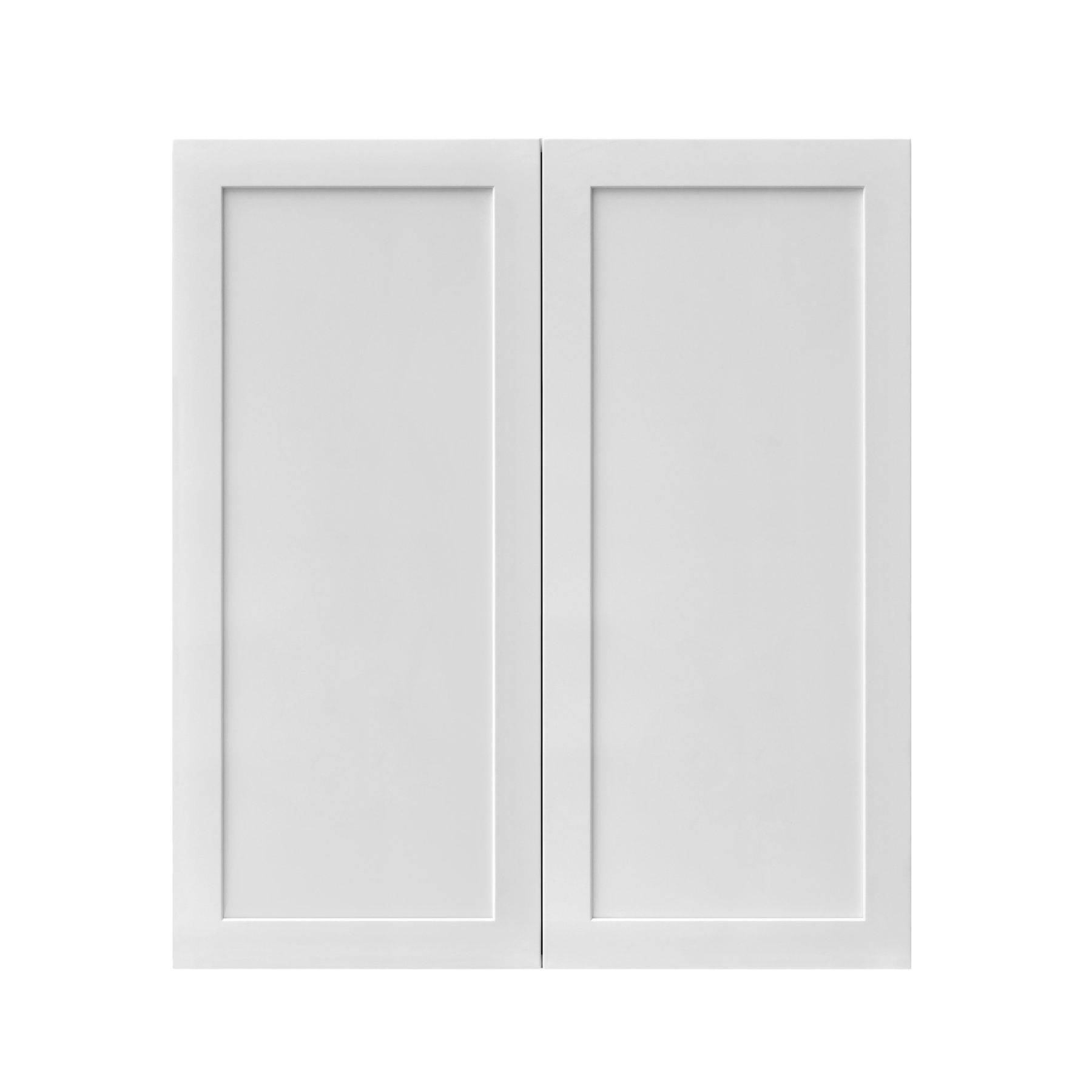 Mallorca White Shaker - 36"W × 42"H Standard Wall Cabinet