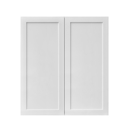 Mallorca White Shaker - 36"W × 42"H Standard Wall Cabinet