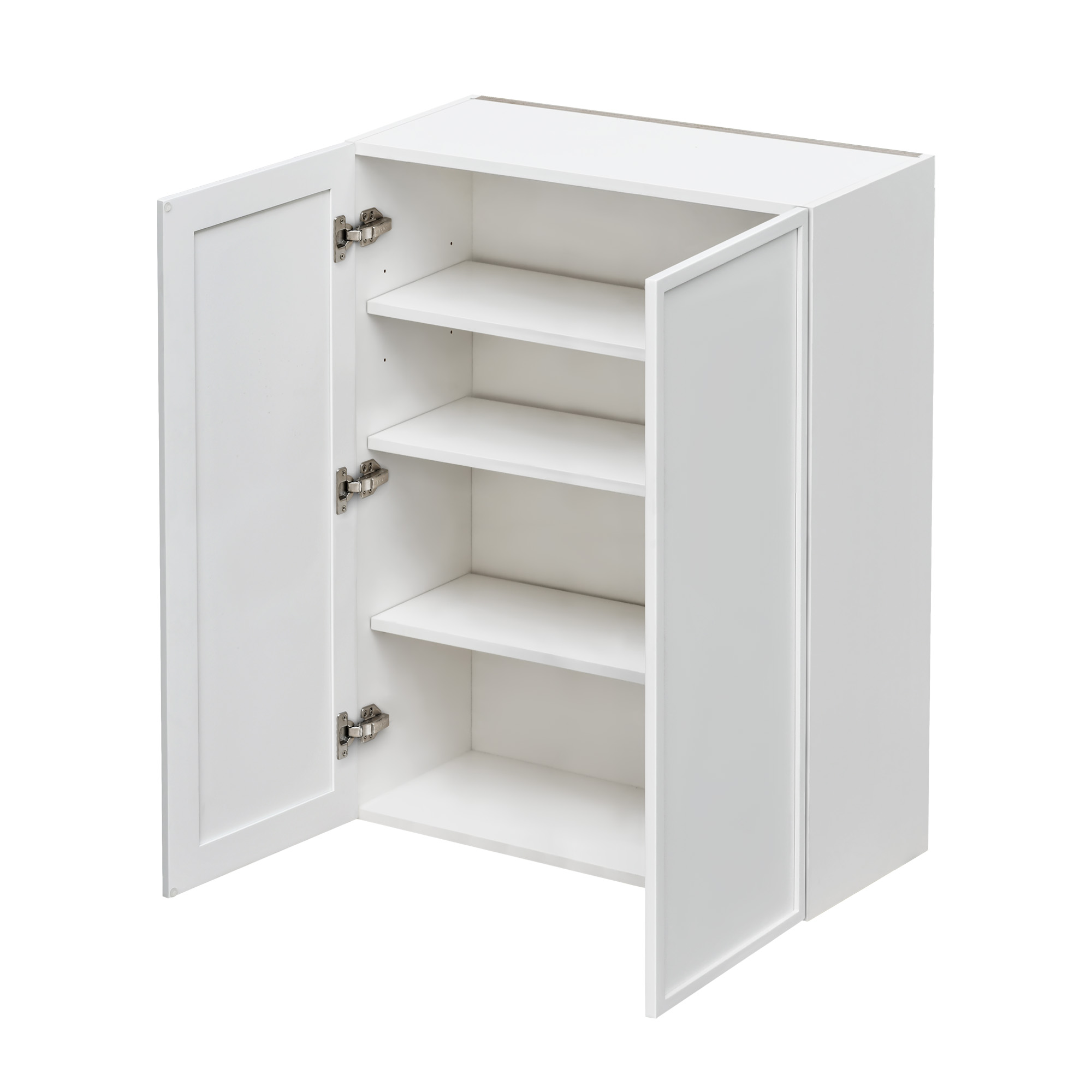 Shady Slim White Shaker - 36"W × 42"H Standard Wall Cabinet
