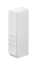 Mallorca White Shaker - 18"W × 84"H Tall Pantry Cabinet