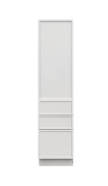 Shady Slim White Shaker - 18"W × 84"H Tall Pantry Cabinet